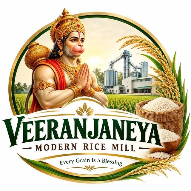 Veeranjaneya Modern Rice Mill logo