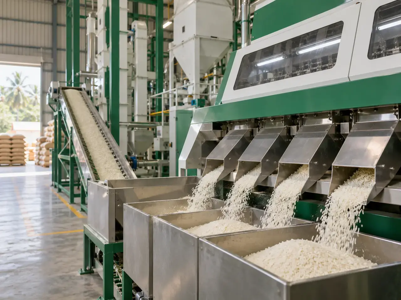 Rice grading equipment